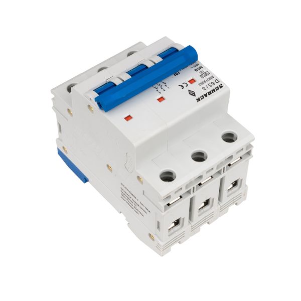 Miniature Circuit Breaker (MCB) AMPARO 10kA, D 63A, 3-pole image 6