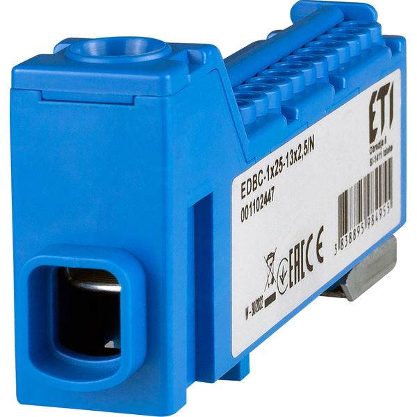 Distribution block, EDBC-1x25-13x2,5/N image 1