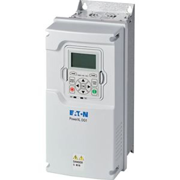 Variable frequency drive, 400 V AC, 3-phase, 5.6 A, 2.2 kW, IP21/NEMA1, Brake chopper, DC link choke image 2