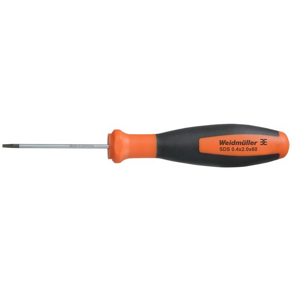 Slotted screwdriver, Blade thickness (A): 0.4 mm, Blade width (B): 2 m image 1