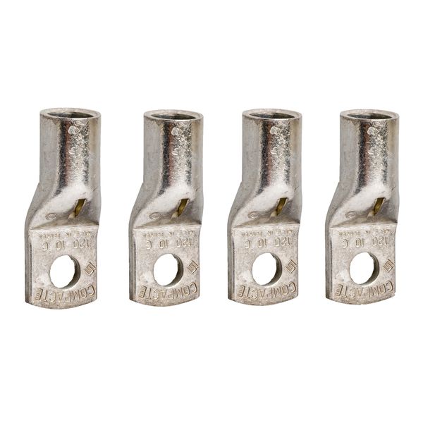 crimp lugs for copper cable, 120 mm², set of 4 parts image 1