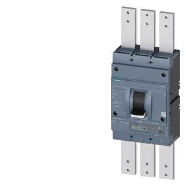 circuit breaker 3VA2 IEC Frame 1250 breaking capacity class H Icu=85 kA @ 415 V 3-pole line protection ETU320  LI In=1250 A image 1