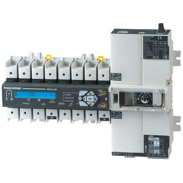 Automatic transfer switch ATyS p M + com 4P 80A 230/400 VAC image 1