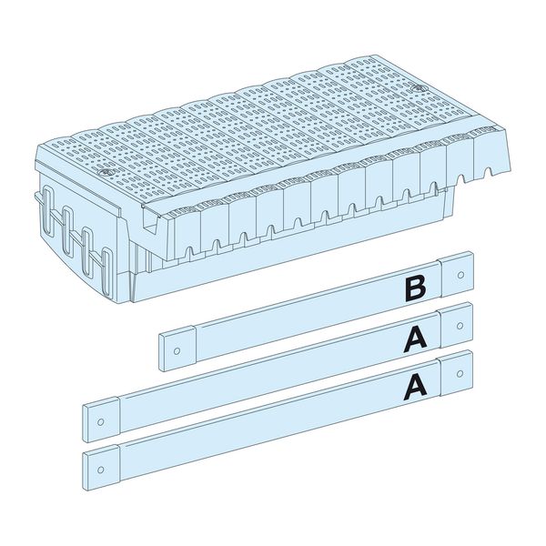 LINERGY FC DISTRIBUTION BLOCK FOR COMPACT NSX250 3P FIXED/PLUG-IN+CONNECTION image 1