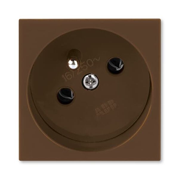 5525N-C02347 H Socket outlet 45×45 with earthing pin image 1
