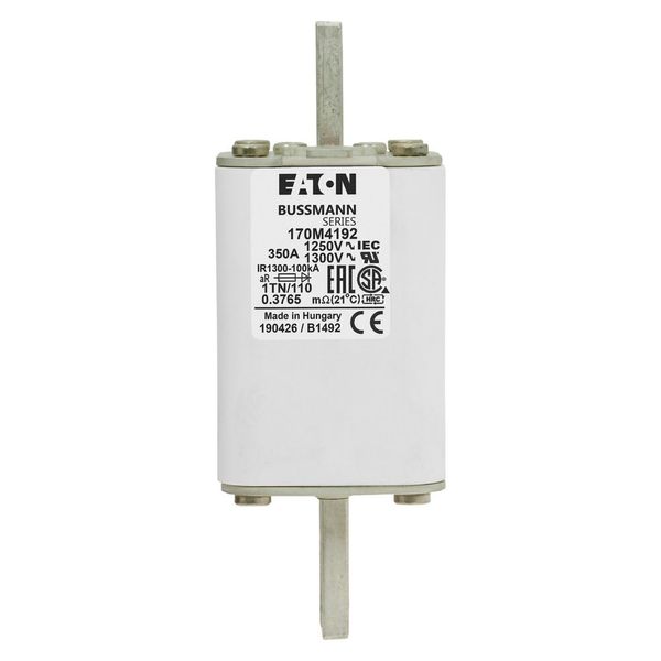 Fuse-link, high speed, 350 A, AC 1250 V, size 1, 53 x 66 x 138 mm, aR, DIN, IEC, type T indicator image 14