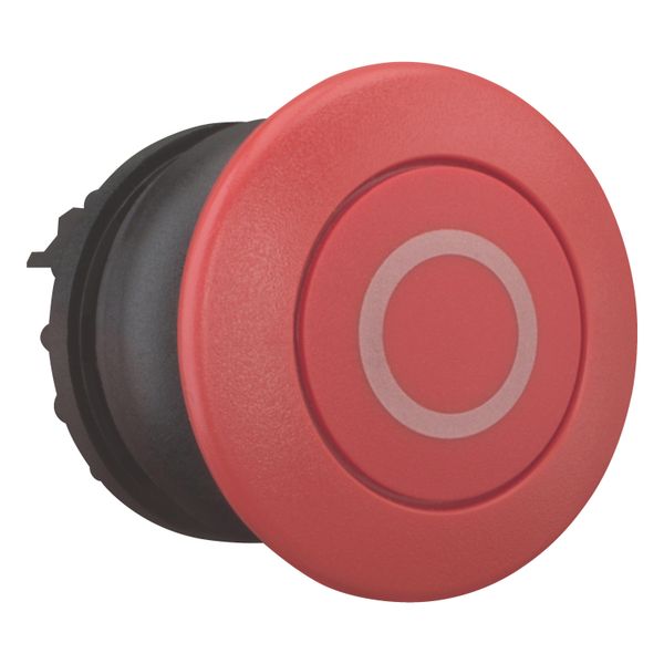 Mushroom actuator, RMQ-Titan, Mushroom, maintained, Mushroom red, red, inscribed, Bezel: black image 8