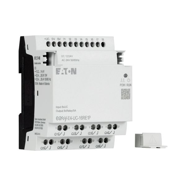 I/O expansion, For use with easyE4, 12/24 V DC, 24 V AC, Inputs/Outputs expansion (number) digital: 8, Push-In image 18