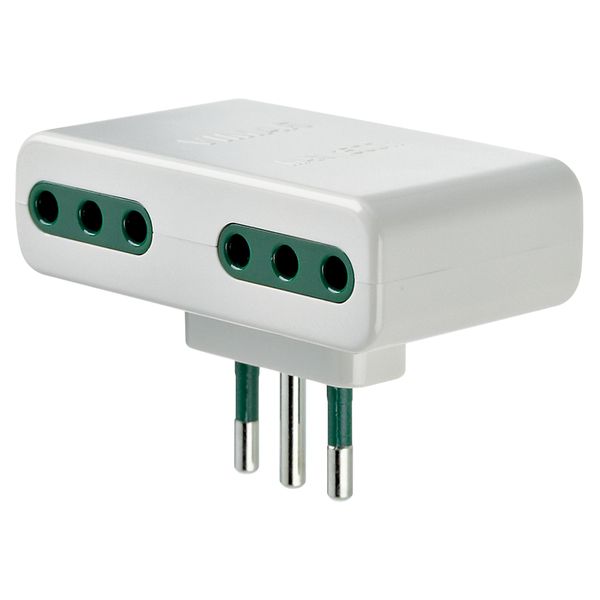 Multi-adaptor S11 +4P11 outlet white image 1