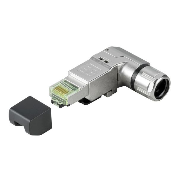 RJ45 connector, IP20, Connection 1: RJ45, Connection 2: PiercingEIA/TI image 1