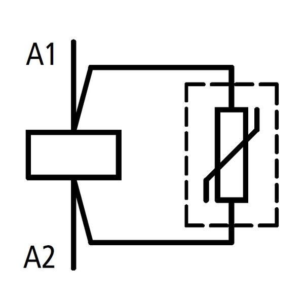 Varistor-suppressor for contactors size 1, 48-130VAC image 3