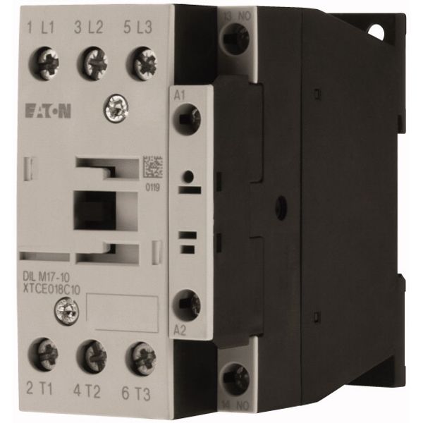 Contactor, 3 pole, 380 V 400 V 7.5 kW, 1 N/O, 24 V 50/60 Hz, AC operation, Screw terminals image 3