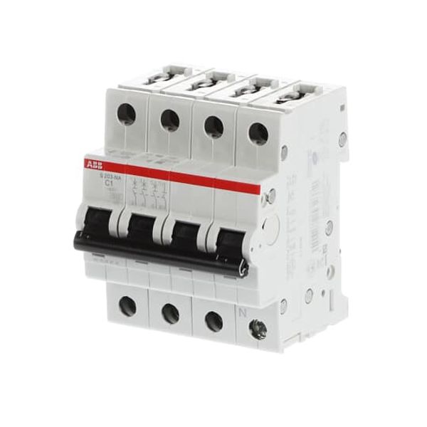 S203-B1NA Miniature Circuit Breaker - 3+NP - B - 1 A image 1