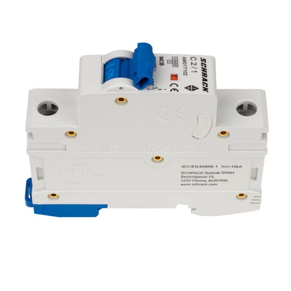 Miniature Circuit Breaker (MCB) AMPARO 10kA, C 2A, 1-pole image 3