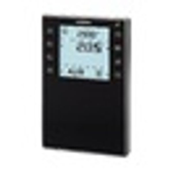 Control unit with Display and temperature sensor, black image 2