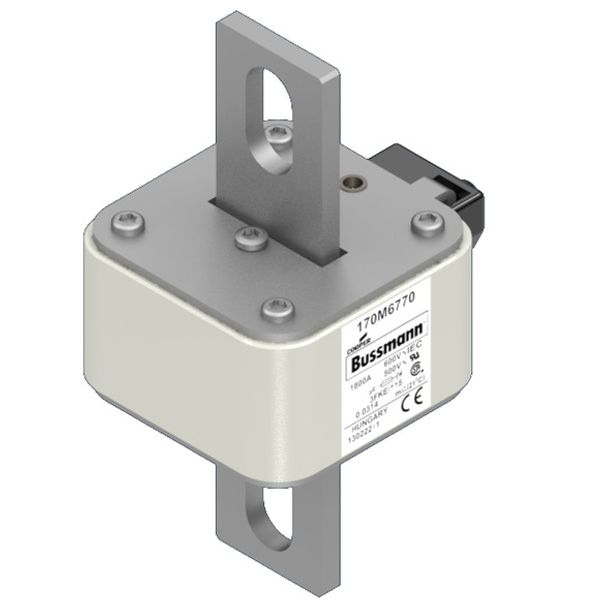 Fuse-link, high speed, 2000 A, AC 550 V, size 3, 76 x 92 x 139 mm, aR, IEC, UL, single indicator image 3