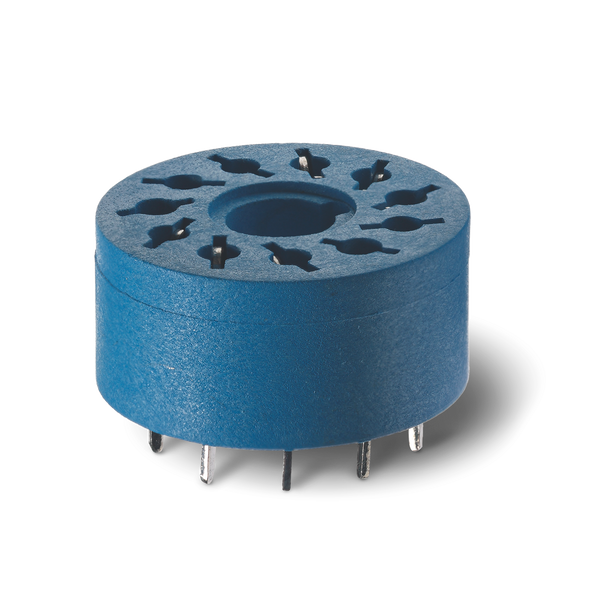 PCB socket blue, diameter 19mm.for 60.13 (90.15.1) image 1