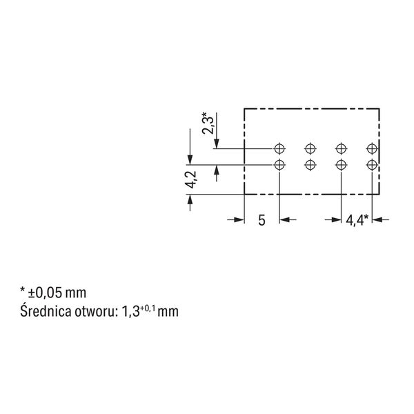 Plug for PCBs straight 4-pole light green image 6