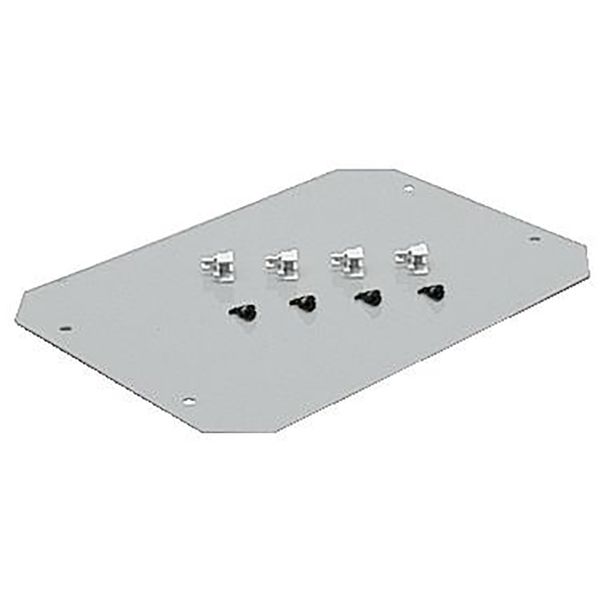 V64PWNJ7 VMS 64 cover plate 640x440x2mm RAL7035 ; V64PWNJ7 image 1