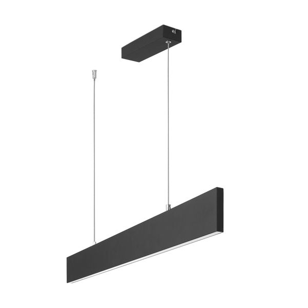 Pendant IP20 Thin LED 22.9W 3000K Black 751lm image 1