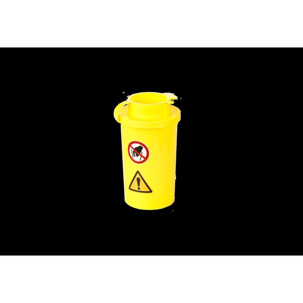 Container for fibre residues 100 ml, yellow image 2