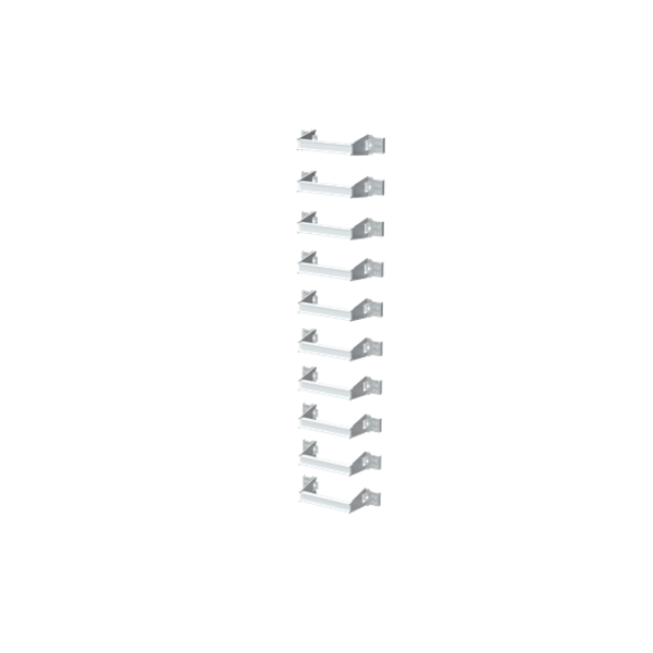 QAD0020P1 DIN rail, 170 mm x 512 mm x 230 mm image 2