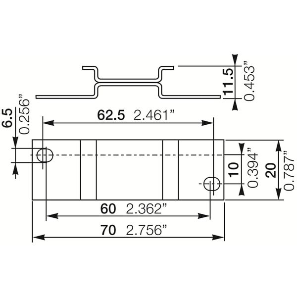 ADP.01 Adapter for screw-mounting 22.5mm image 3