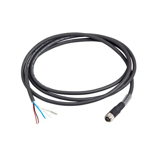 CAN CABLE,ANGLED,M12-B,MALE-FEMALE, 15M image 1