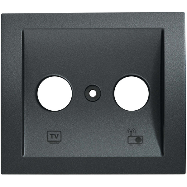 Thea Blu Accessory Black TV-Radio Socket Terminated image 1