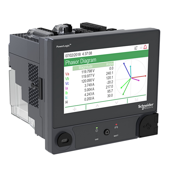PowerLogic™ ION9000 meter, DIN mount, 192 mm display, B2B adapter, HW kit image 5