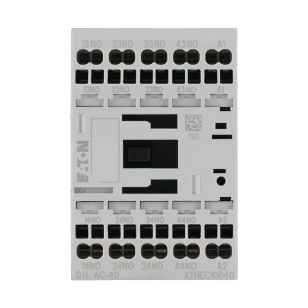 Contactor relay, 230 V 50 Hz, 240 V 60 Hz, 4 N/O, Spring-loaded terminals, AC operation image 8