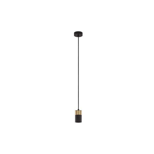 Sandy Black & Gold Aluminium LED GU10 1x10 Watt 230 Volt IP20 Bulb Excluded D: 5.6 H1: 9.5 H2: 160 cm image 1