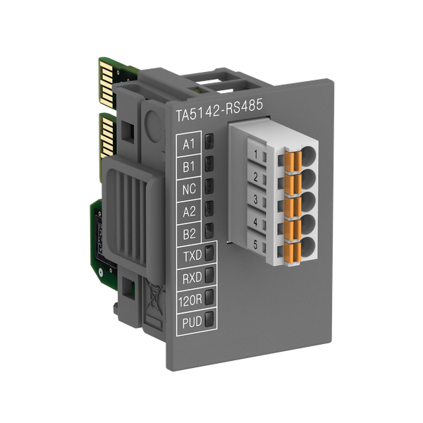 Serial adapter option board. RS485 non isolated. Spring terminals included (TA5142-RS485) image 1