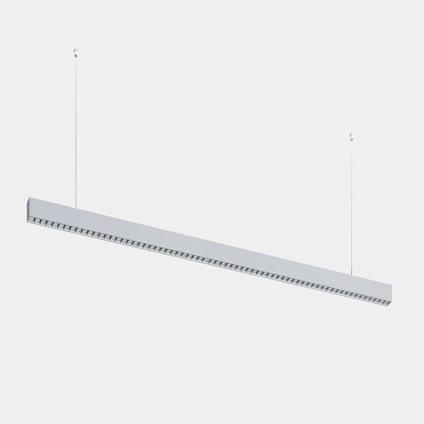 Lineal lighting system Infinite Slim Individual Pendant 1680mm 43.1 3000K CRI 90 DALI-2/PUSH Brushed anodise IP40 4423lm image 1