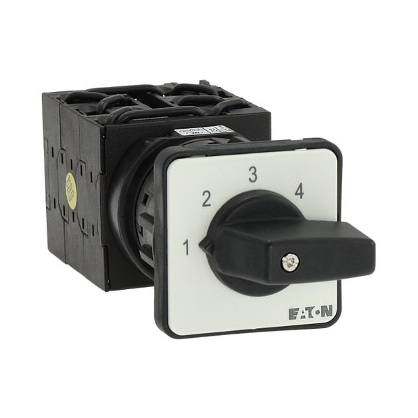 Step switches, T0, 20 A, centre mounting, 5 contact unit(s), Contacts: 10, 45 °, maintained, Without 0 (Off) position, 1-5, Design number 15139 image 16