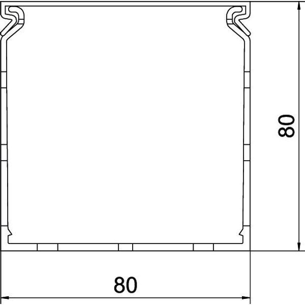 LK4H N 80080 Slotted cable trunking system halogen-free image 2