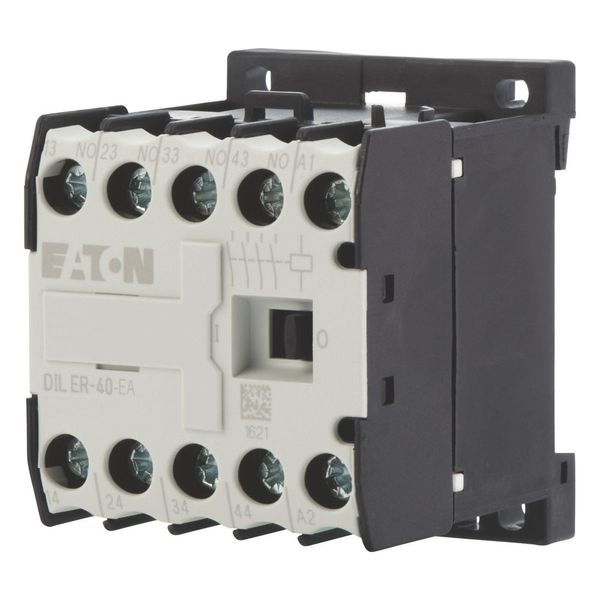 Contactor relay, 24 V DC, N/O = Normally open: 4 N/O, Screw terminals, DC operation image 1