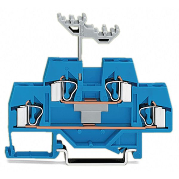 Double-deck terminal block Through/through terminal block suitable for image 1