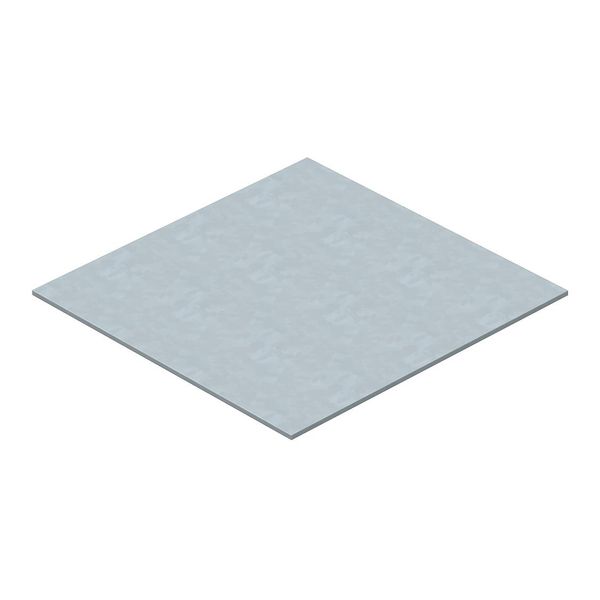 Lid blind plate for rectangular mounting opening image 1