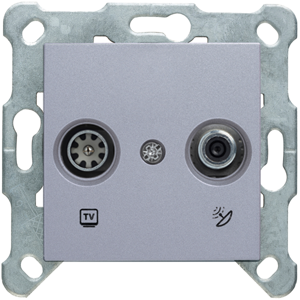 Karre Plus-Arkedia Silver Sat Socket Trans (Sat-TV) (8-11dB) image 1