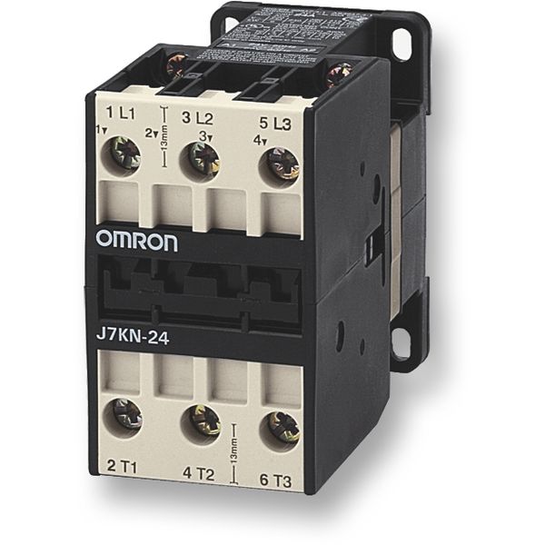 Contactor, 3-pole, 11 kW; 24 A AC3 (380-415 VAC), 110 VDC image 1