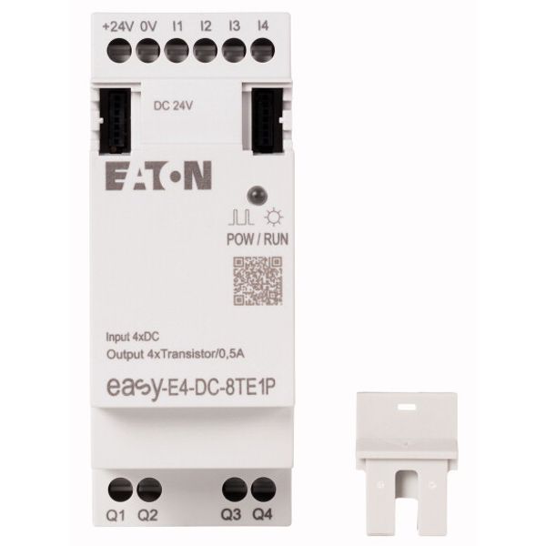 I/O expansion, For use with easyE4, 24 V DC, Inputs/Outputs expansion (number) digital: 4, Push-In image 1