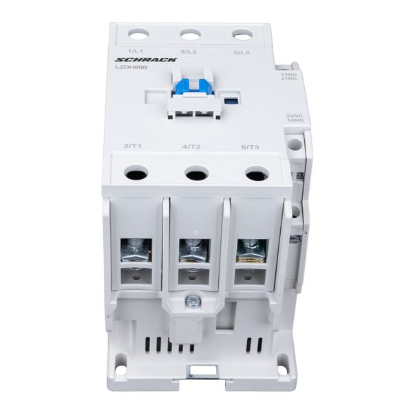 Contactor 3-pole, CUBICO High, 40kW, 100A, 1NO+1NC, 24VAC image 1