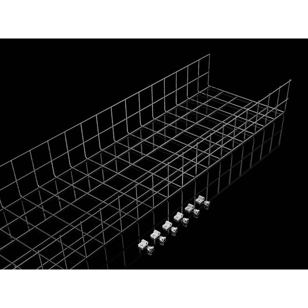 TX Cable cage for cable routing and clamping. WHD: 300x2200x120 mm, RAL 9005 image 3