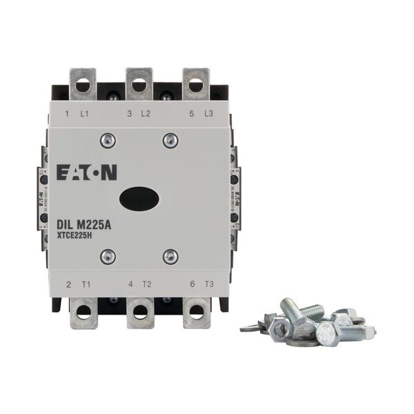 Contactor, 380 V 400 V 110 kW, 2 N/O, 2 NC, RAC 24: 24 V 50/60 Hz, AC operation, Screw connection image 12