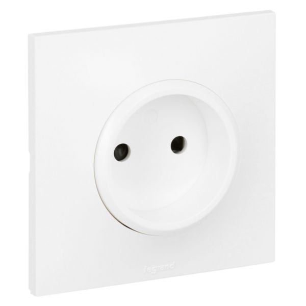 Neptune groundless power socket - 16A - White image 1