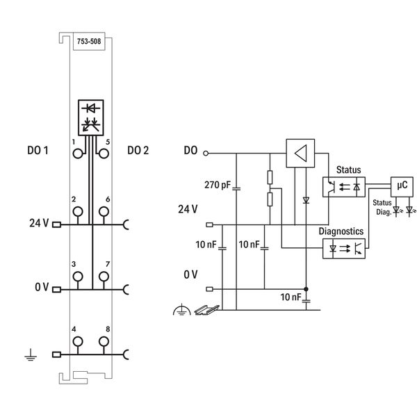 2-channel digital output 24 VDC 2.0 A light gray image 6