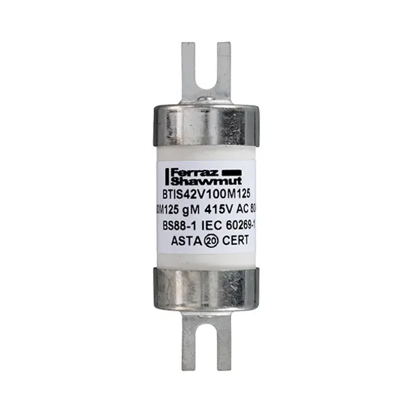 BS fuse-link IEC gM A3 415VAC 240VDC 100M125A BTIS Offset Tag image 2