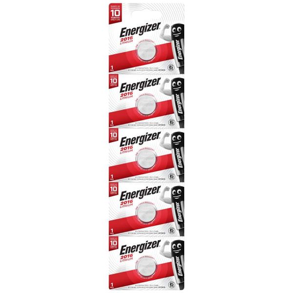 ENERGIZER Lithium CR2016 BL5 image 1