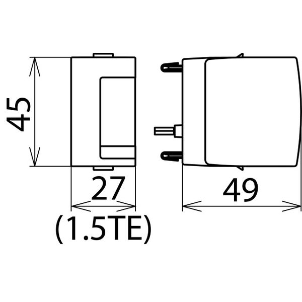 Surge arrester Type 2 varistor-based protection module for DEHNguard S image 2